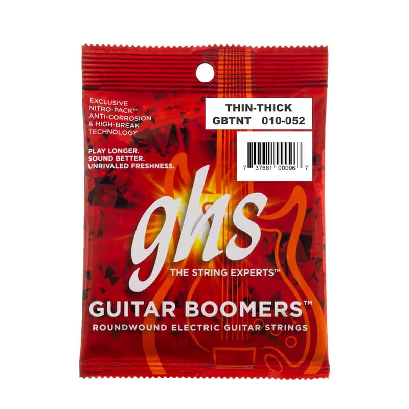 GHS BOOMERS String Set For Electric Guitar - GB-TNT - Thick & Thin - 010/052 image 1