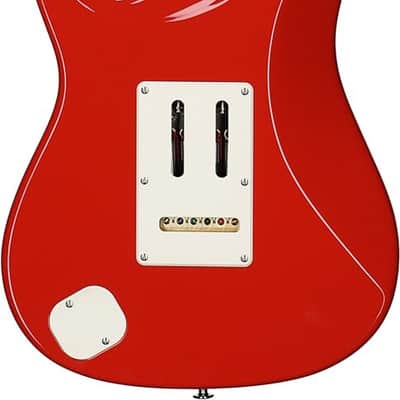 Ibanez AZ2204N WVR Prestige Electric Guitar. Vermilion Red with Case image 3