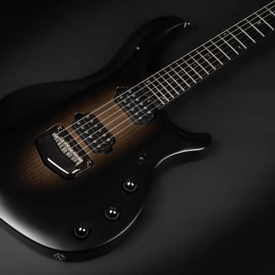 2014 Ernie Ball Music Man John Petrucci Signature Majesty 6 - Polar Noir | USA JP6 Neck Thru DiMarzio Piezo Stainless Steel Frets Matching Headstock Low Serial Number 3.16kg | OHSC image 6