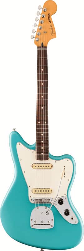 Fender Player II Jaguar Electric Guitar Aquatone Blue image 1