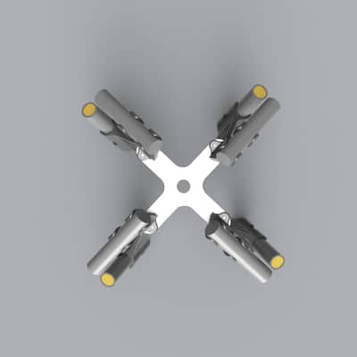 Immagine ORTF 3D Cross Microphone Mount for Spacial Audio - 6