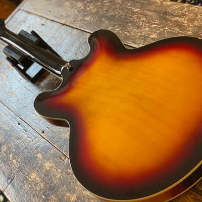Epiphone Scarce Left Handed 1999 Casino Electric Guitar Antique Sunburst Finish Peerless Factory Korea w/ OHSC & Docs LEFTY! image 4