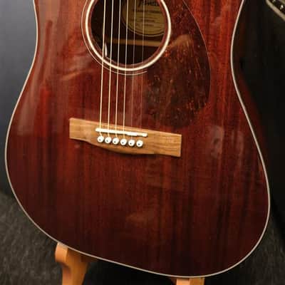Fender CD-140SCE Dreadnought All-Mahogany w/Case (Used) image 2