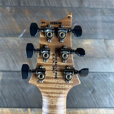 PRS Wood Library Custom 24 Semi-Hollow Flame Maple 10 Top - Whale Blue 386418 image 10