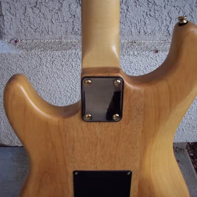 Lotus Stratocaster Style Electric Guitar Japan MIJ L-660 70s-80s Natural Tortoise Pickguard image 18