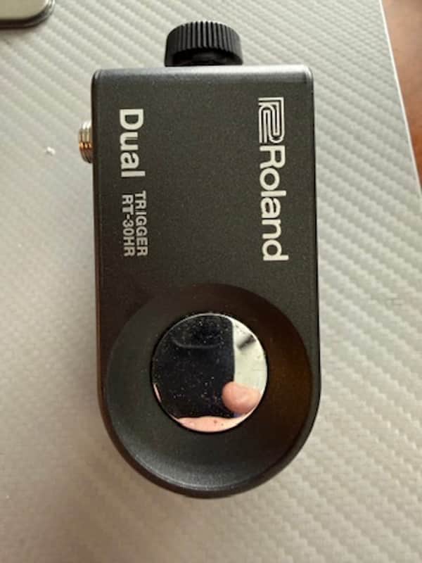 Roland RT-30HR Dual Acoustic Snare Drum Trigger - Black image 1