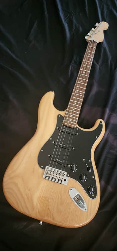 Stratocaster 2021 Ash Natural Gloss w HSC Custom Build Rails Strat non-Fender Blonde image 1