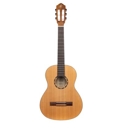 Ortega R122L-3/4 Family Series Cedar Top Mahogany Neck 3/4-Size Nylon 6-String Classical Acoustic Guitar w/Gig Bag For Left Hand Player image 4