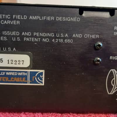 CARVER M-1.5t 2 CHANNEL MAGNETIC FIELD POWER AMPLIFIER (SERVICED & WORKING) Very nice condition (See Video) image 13