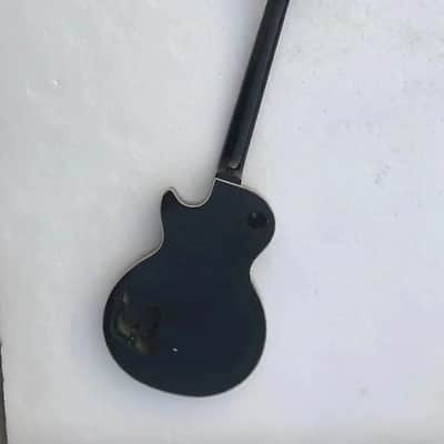 Glossy Black Les Paul LP Style Guitar Maple Neck with Body image 2