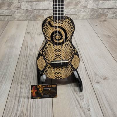 Mahalo #MA1PY - Art II Series, Soprano Ukulele, Python image 2