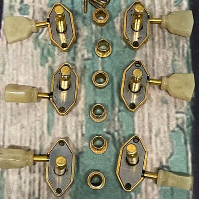 Vintage Original 1955-‘57 Les Paul Custom Tuners w/screws & gromets image 1