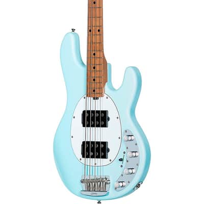 Sterling by Music Man StingRay RAY34 HH Bass Guitar - Regular Daphne Blue image 5
