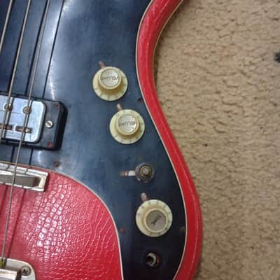 Hofner 185 Artist Bass 1962 - 1980 - Red image 14