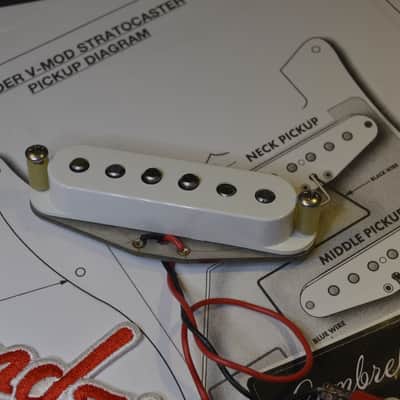 Fender V-MOD II Professional Stratocaster White BRIDGE Pickup image 3