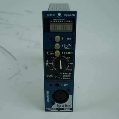 Radial PowerPre 500 Series Mic Preamp Module 2010s - Blue image 1