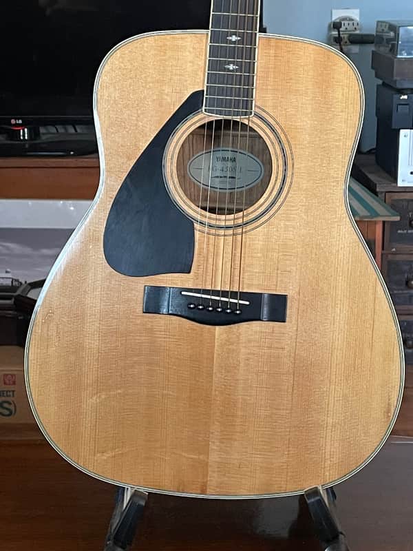 Yamaha FG-450-S-L 1980's Beautiful Solid Spruce Top | Reverb
