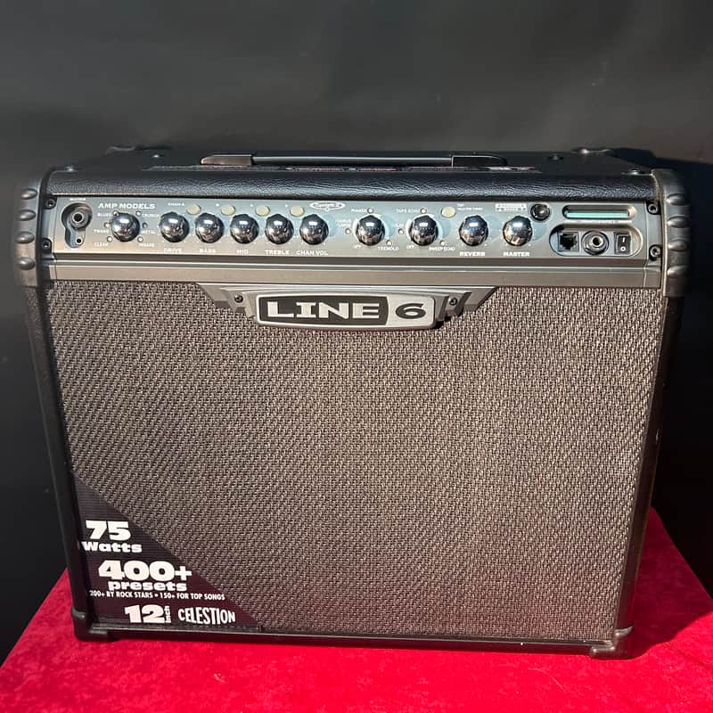 Line 6 Spider III 75 75-Watt 1x12" Digital Modeling Guitar Combo 2006 - 2009 - Black image 1