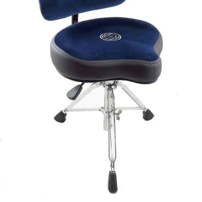 Roc-N-Soc Nitro Gas Drum Throne with Back Rest, BLUE Free Shipping / New In Box / Authorized Dealer! image 1