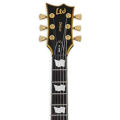ESP LTD EC-1000 Electric Guitar. Left Handed Vintage Black image 6