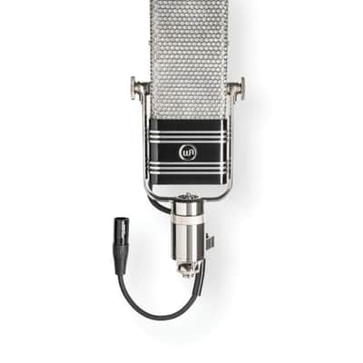 Warm Audio WA-44 Studio Ribbon Microphone w/Mic Stand Adapter, Embroidered Mic Sock & Case image 2