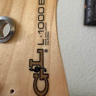 G&L CLF Research L-1000 Bass Neck Maple Fretboard Made In USA image 4