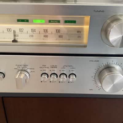 Toshiba SA-420 1976 Silver/Real Walnut Recapped/Serviced with LEDs image 6