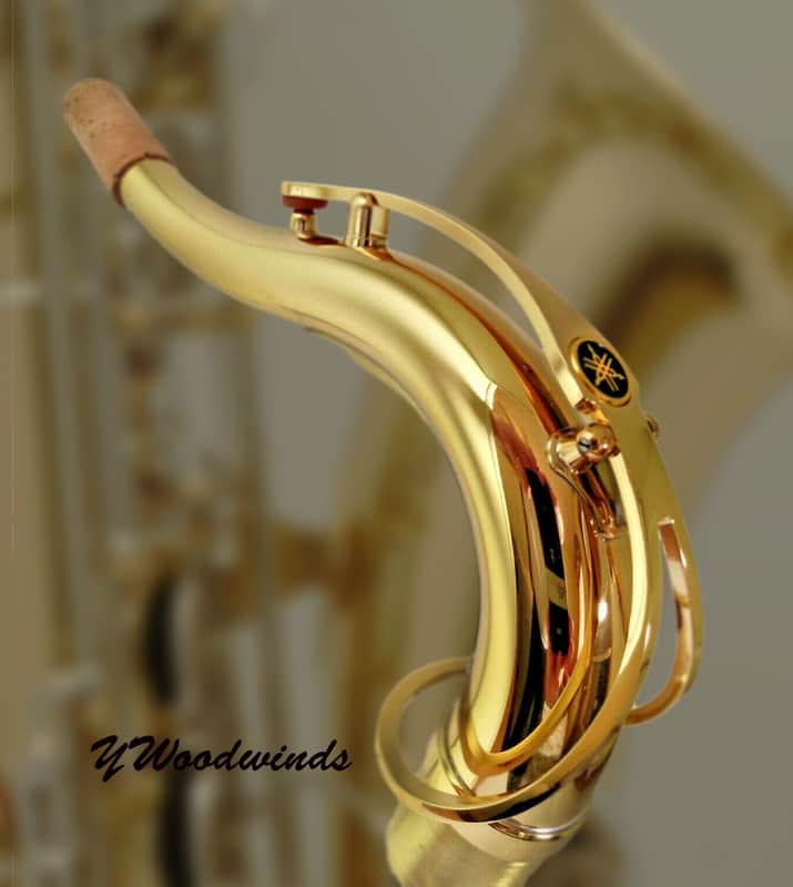 Yamaha's Retro Gold Lacquer Tenor Saxophone Neck image 1