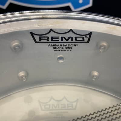 Slingerland -  5x14" Gene Krupa Sound King Snare Drum, 10 Lugs, Trick Strainer, 1970s Chrome over Brass image 22