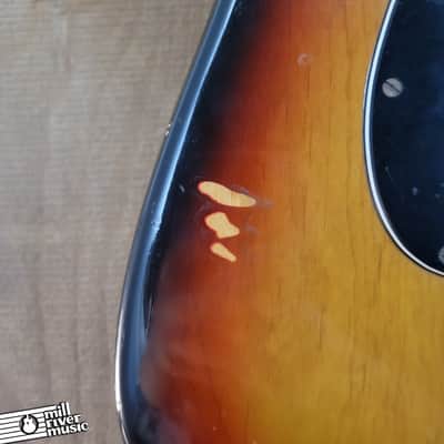 Fender Stratocaster Vintage 1973 Sunburst Modified w/ Original Hardshell Case image 10