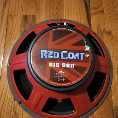 Eminence Red Coat Big Ben 15 inch 225 watt 8 ohm Guitar Speaker 2000s Black/Red image 1