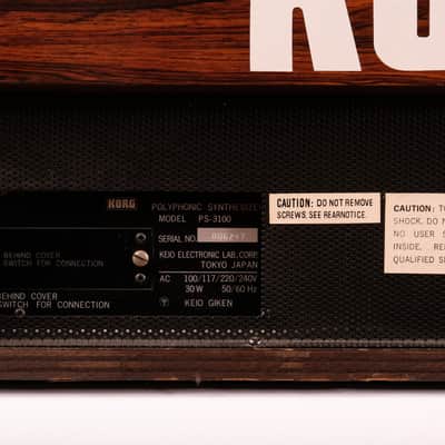 Korg PS-3100 Polyphonic Synthesizer 1977 - Wood image 6