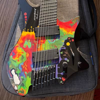 Strandberg Boden Metal NX 8 Sarah Longfield Edition Electric Guitar  2022 - Black Doppler Gloss image 1