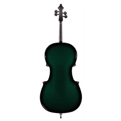 Glasser Carbon Composite Acoustic Electric 4-String Cello Outfit 4/4 size 2020s Green image 3