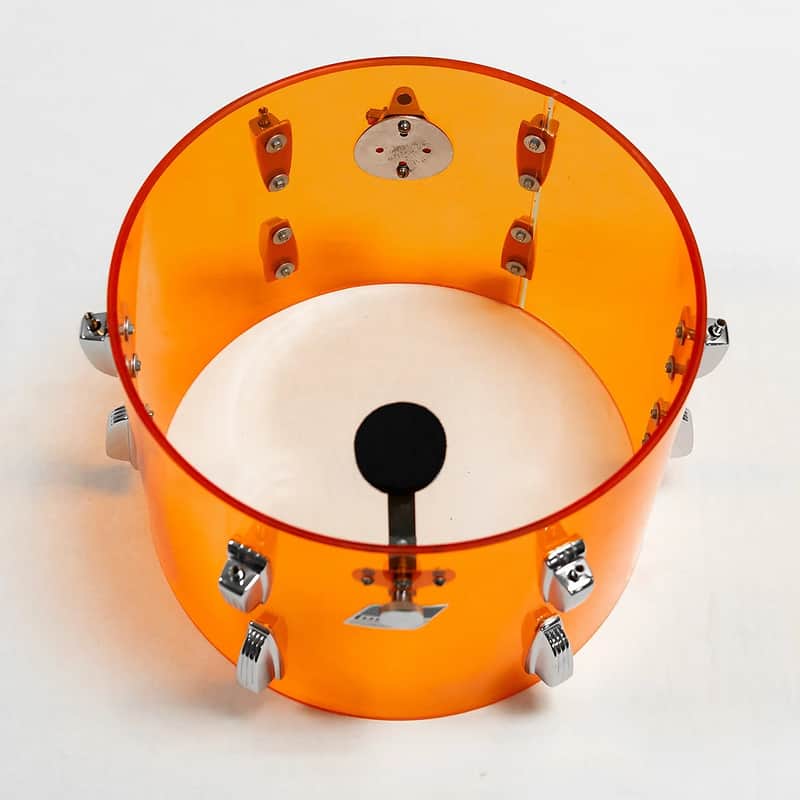 1970s Ludwig Vistalite 10x14" Mounted Tom with Single-Color Finish image 3
