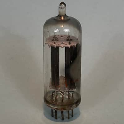 RCA 6CG7 6FQ7 Vintage Gray Plate Side Getter Tube! T421 image 4