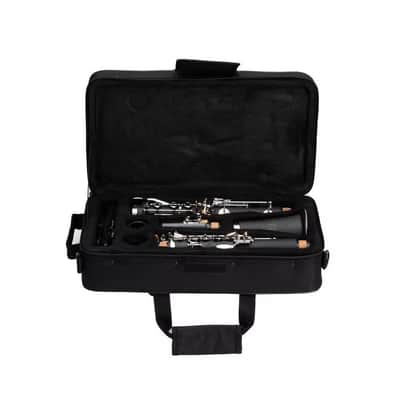 17-Key Bb Student Clarinet – School Band Beginner Kit with Case & 10 Reeds image 2