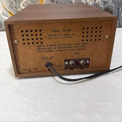 Continental Sound TD 400 Vintage Solid State 8 Track Stereo Eight Player Japan image 7