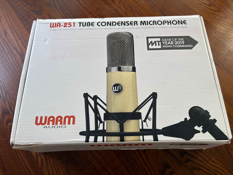 Warm Audio WA-251 Large Diaphragm Multipattern Tube Condenser Microphone 2019 - Present - Cream image 1