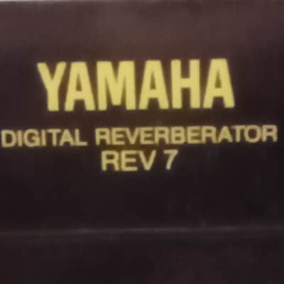 Yamaha REV 7 Digital Reverberator 1980s - Black