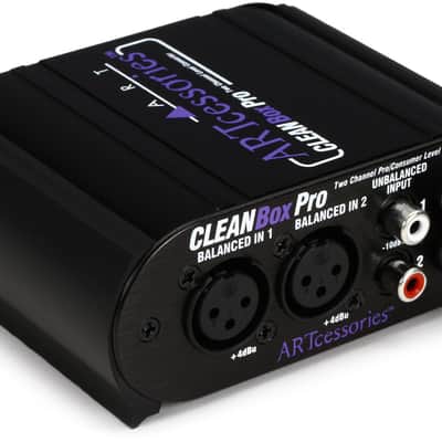 ART CLEANBoxPro 2-channel Balanced / Unbalanced Level Converter image 1