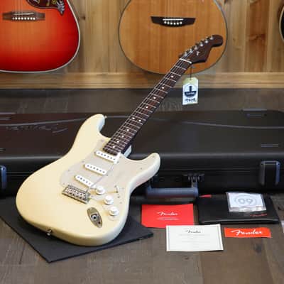 2020 Fender Limited Edition American Professional Stratocaster w/ Rosewood Neck Electric Guitar Desert Sand + OHSC image 1