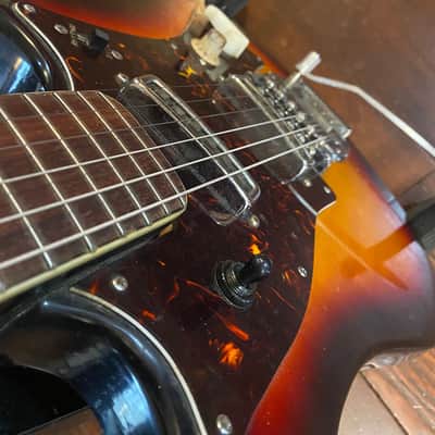 Norma Guitar. 60's. Japan Solidbody, Sunburst. Just Setup. Teisco, Harmony, Kay image 19