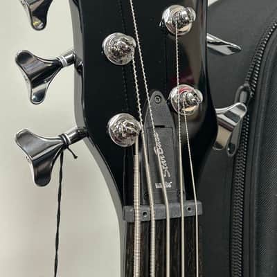 Warwick RockBass Star Bass 5-String Semi-Hollow Bass Guitar FRETLESS 2025 - Solid Black High Polish image 3