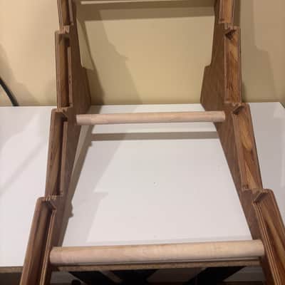 Roland Boutique Quad Stand 4-tier TB-03 TR-09 SH-01A D-05 SE-02 JX-08 TR-08 - Oak image 3