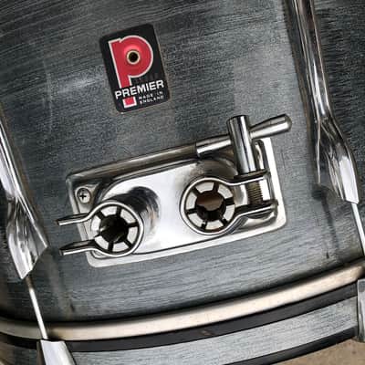 22” Premier Bass Drum 1960’s Grey Shimmer Kick Drum image 2