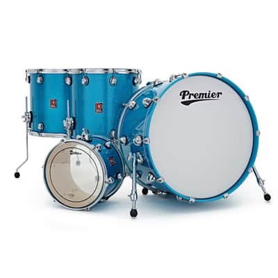 Premier PGH24-4SPAQX Genista Heritage 4 pc 24" Shell Pack Aqua Sparkle Birch image 3