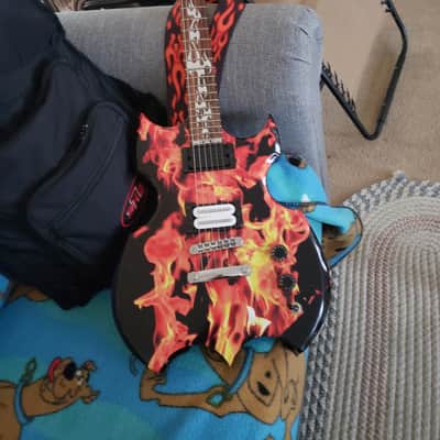 Lyon by Washburn Paul Stanley autograph black image 1