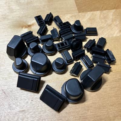 Knob / Button Set - TB-303 / TT-303 / RE-303 - BLACK