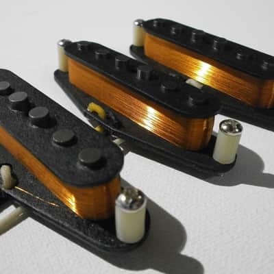 Stratocaster Vintage Correct 50s early 60s Pickups SET SRV Frusciante Knopfler Strat Guitar Fender Q 1959 59 image 2